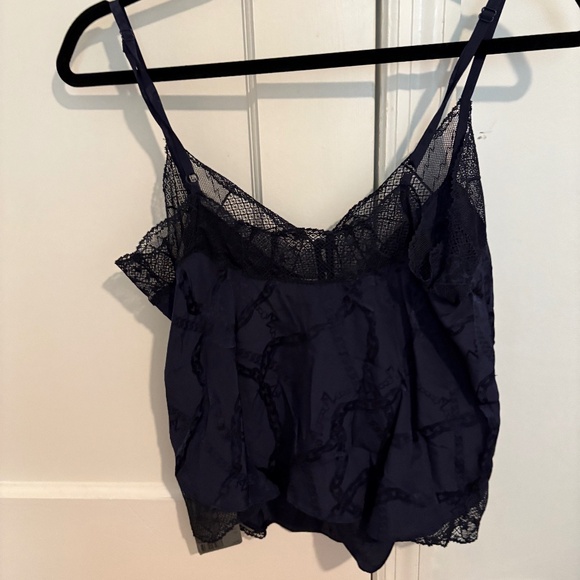 NWT Zadig & Voltaire Cyoko Silk Camisole in Encre- XS - Picture 4 of 5